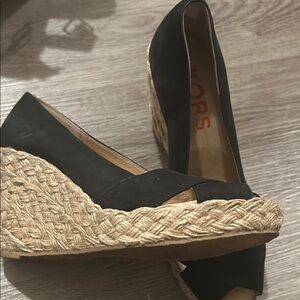 Black Wens Wedge by Michael Kors